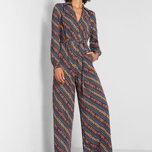 NTW M ModCloth Everything and More Wide-Leg Jumpsuit, Vintage Style 1970s
